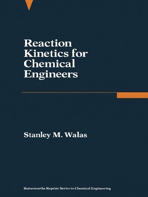 cover image of Reaction Kinetics for Chemical Engineers